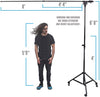 AxcessAbles Heavy Duty Microphone Boom Stand with Weighted Tripod Base | 80-inch Height Overhead Mic Stand | 96 Inch Boom Arm Stand | Shotgun Video Mic Stand | All Metal, No Plastic Parts
