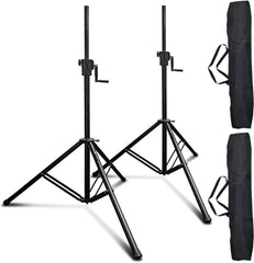 Heavy-Duty Crank-up DJ Tripod Stand with Carry Bag 175LB Load Capacity