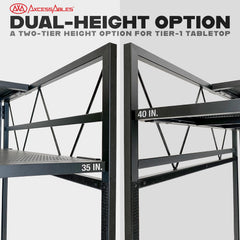Two Tier DJ Facade Booth Replacement Scrims
