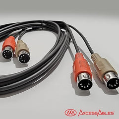 Dual 5-Pin MIDI Cable (10 ft). MIDI (Musical Instrument Digital Interface)