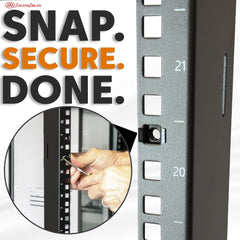 Cage Insertion Tool Compatible w/ 3/8" Square Hole Rack Rails