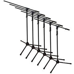 Heavy-Duty Tripod Microphone Stand with Telescoping Boom