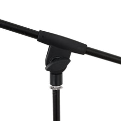 Heavy-Duty Tripod Microphone Stand with Telescoping Boom