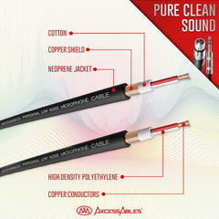 1/4-Inch TRS (Stereo) to Female XLR Multi-Color Metal Cables (6 Pack)