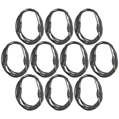 1/4-inch TRS Male to TRS Female Headphone Extension Cable (10ft)