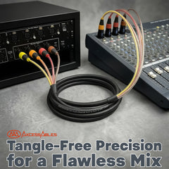 XLR 4-Channel Male to Female Multi-Color Snake Cable