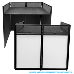 Portable DJ Facade Booth Table ES-01 Replacement Scrims