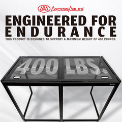 Portable DJ Table Mobile Mixing Console Workstation Event Desk