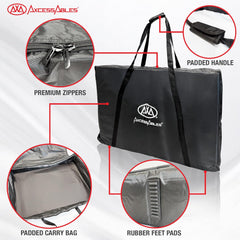 Portable DJ Table Mobile Mixing Console Workstation Event Desk