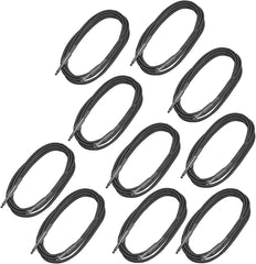 1/4-Inch TS (Mono) Guitar Audio Instrument Cable (10ft)