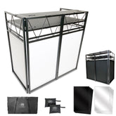 Two Tier DJ Facade Booth Replacement Scrims