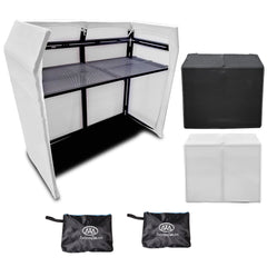 DJ-BOOTH XL Aluminum DJ Facade Booth Replacement Scrims