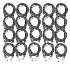 XLR Male to Female Microphone Shielded Cable (20ft)