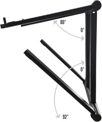 Portable Folding DJ Laptop Stand with Bag, Black or White