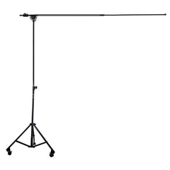Heavy Duty Studio Overhead Microphone Boom Stand with Wheels