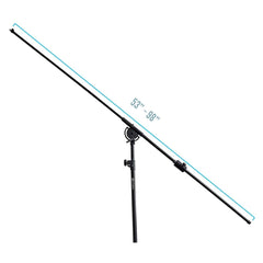 Heavy Duty Studio Overhead Microphone Boom Stand with Wheels