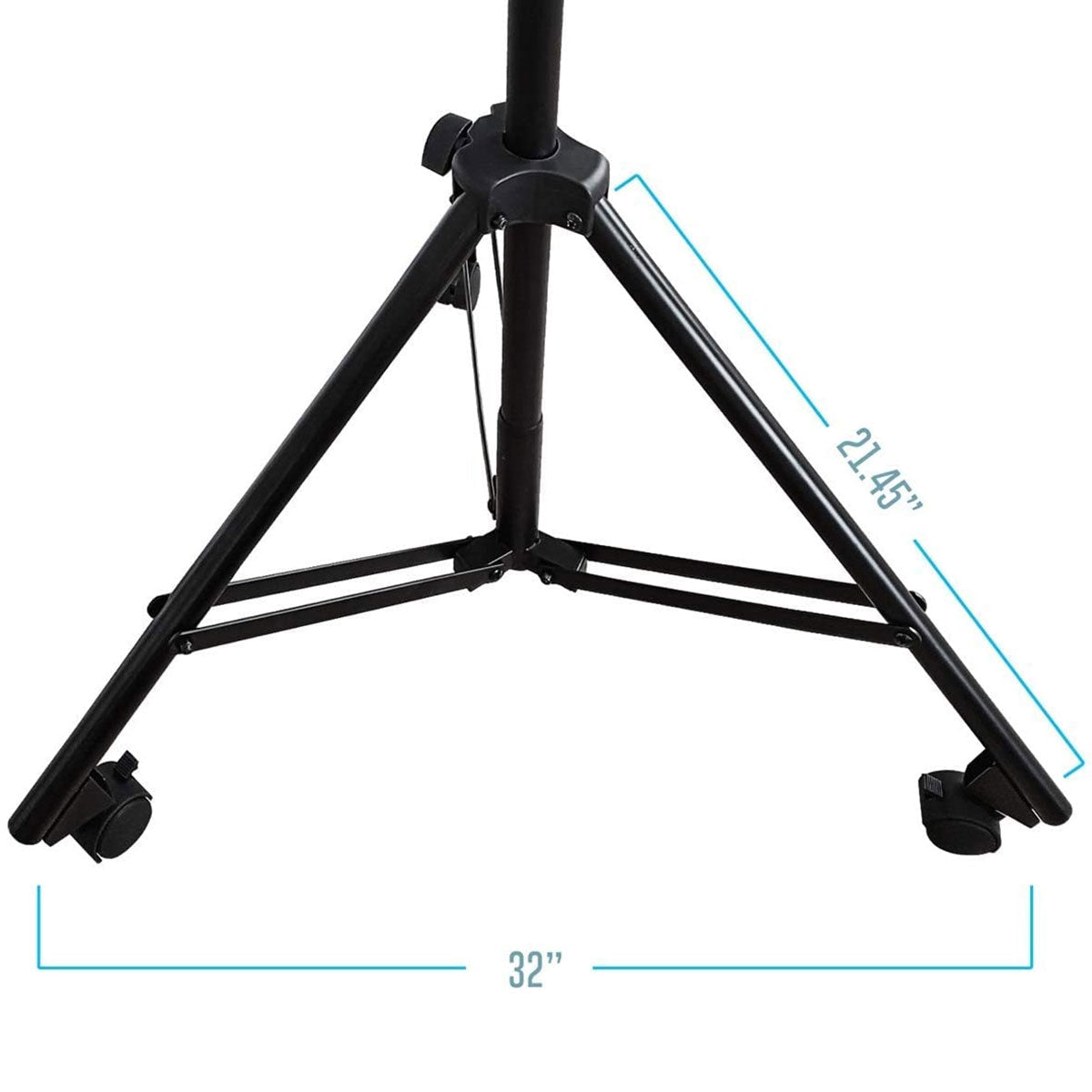 AxcessAbles Professional Heavy Duty Studio Overhead Boom Stand with Wheels | Telescoping Arm | Folding Tripod Legs| Mic Boom Stand | Shotgun Video Mic Stand | (MB-W)