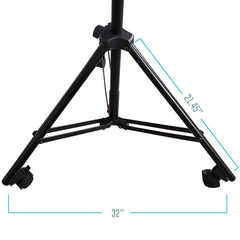 Heavy Duty Studio Overhead Microphone Boom Stand with Wheels
