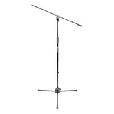 Heavy-Duty Tripod Microphone Stand with Telescoping Boom