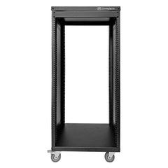 22U 19-Inch AV Rolling Equipment Rack Cabinet with Locking Wheels