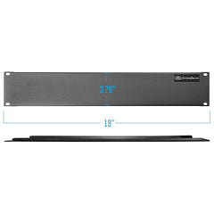 2U Blank Rack-Mount Panel for 19 Inch Equipment and Server Racks