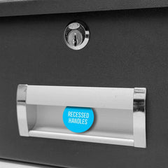 3U Locking Rack Drawer – 15-Inch Deep Metal Rackmount Storage Drawer