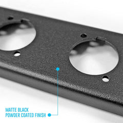 1U 8 Connector Component Panel for 19 inch Equipment and Server Racks