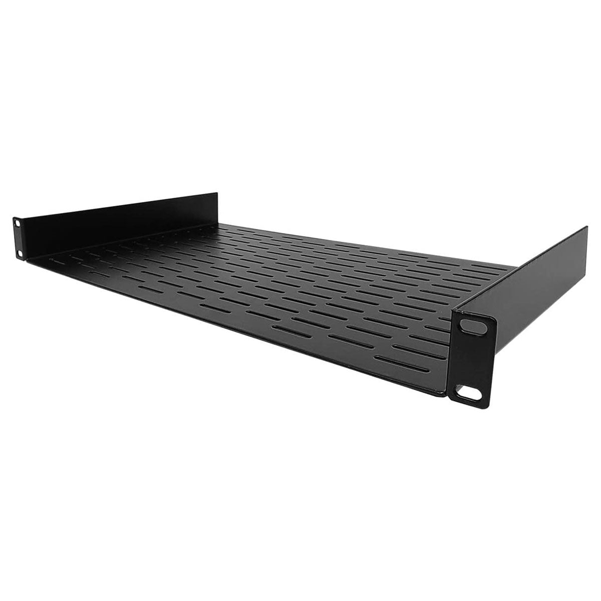 1U Vented AV Cantilever Rack Shelf for 19 Inch Equipment Rack & IT