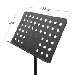 AxcessAbles SM-501 Orchestra Conductor Sheet Music Stand (Black)
