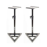 Adjustable Large Studio Recording Monitor Speaker Stands (Pair)