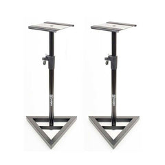 Adjustable Large Studio Recording Monitor Speaker Stands (Pair)