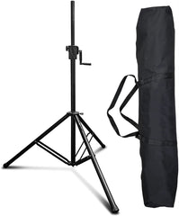 Heavy-Duty Crank-up DJ Tripod Stand with Carry Bag 175LB Load Capacity