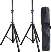 Portable Heavy-Duty DJ Speaker Tripod Stands (Pair) with Bag - OB