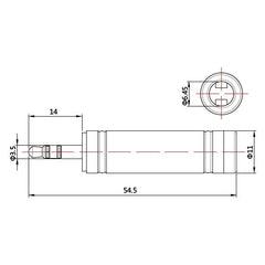 1/4-inchTRS (Stereo) to 1/8-Inch TRS (Stereo) Headphone Adapter (4pk)
