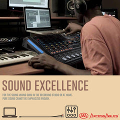 1/8-inch TRS (Stereo) to Dual 1/4-inch TS (Mono) Breakout Cable (3ft)