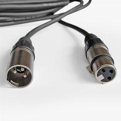 XLR Male to XLR Female Balanced Audio Microphone 3-Pin Cable (50ft)