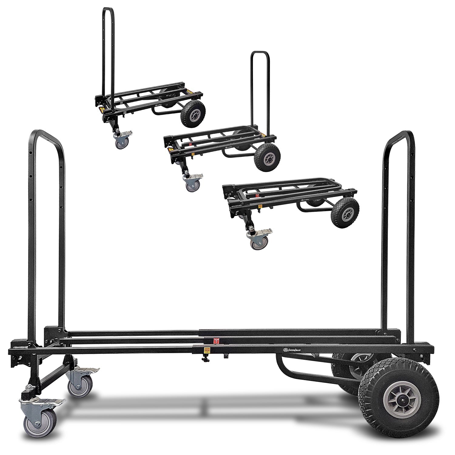 Folding Platform Hand Truck Cart Moving Dolly with Telescoping