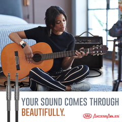 1/4-Inch TS (Mono) Guitar Audio Instrument Cable (10ft)