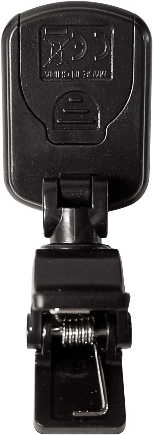 AxcessAbles AT-01A Clip-On Guitar Tuner for Chromatic Guitar Bass Ukulele Violin  5PK