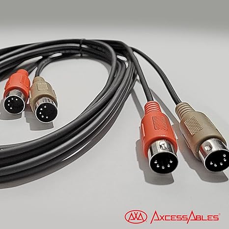 Dual 5-Pin MIDI Cable (10 ft). MIDI (Musical Instrument Digital Interface)
