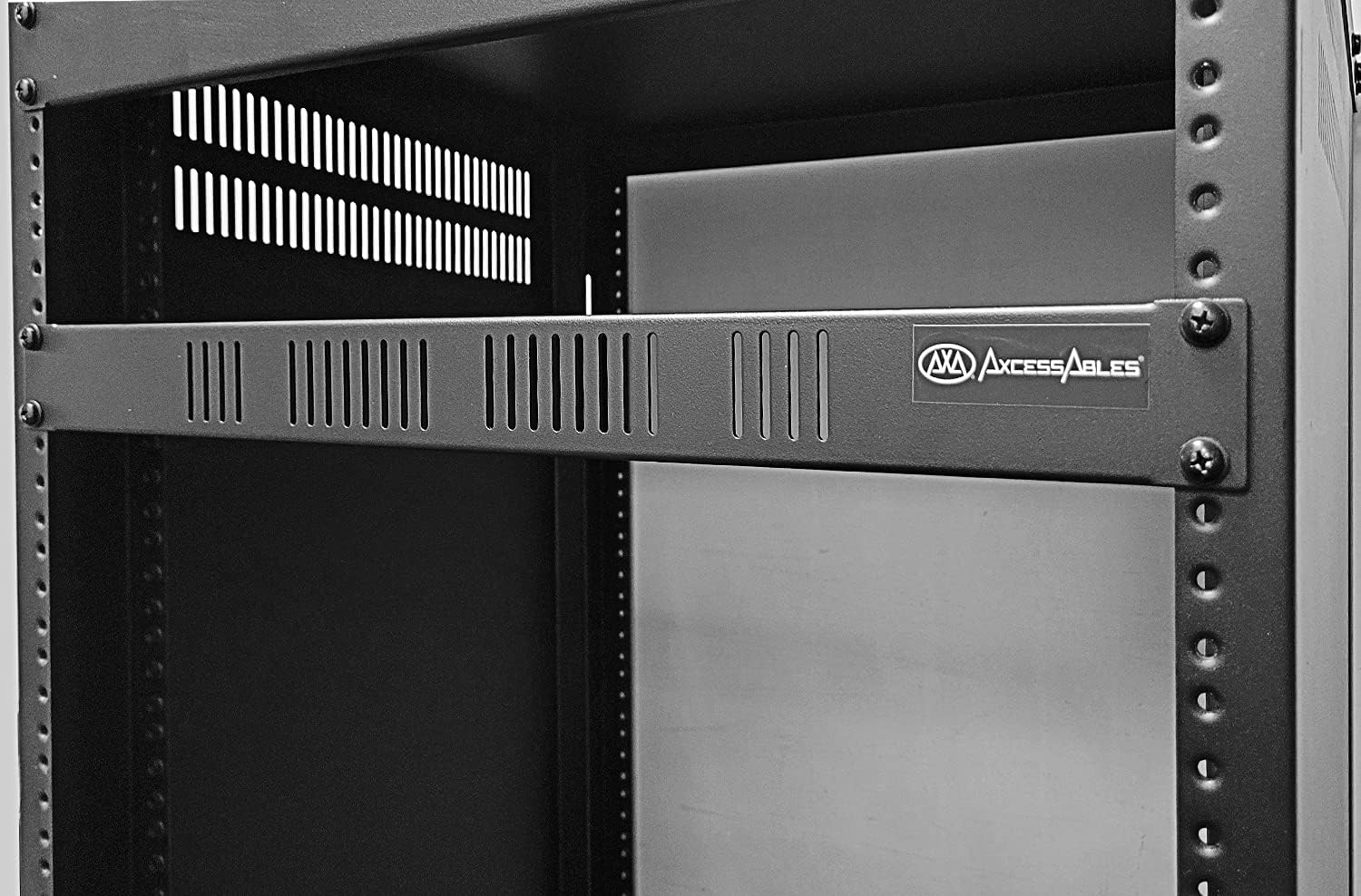 1U Vented Rack-Mount Panel for 19 inch Equipment and Server Racks