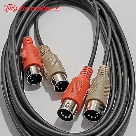 Dual 5-Pin MIDI Cable (10 ft). MIDI (Musical Instrument Digital Interface)