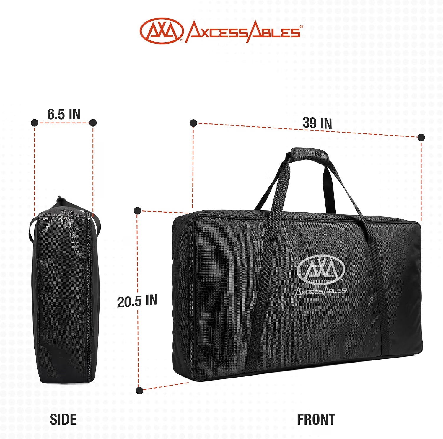 AxcessAbles Padded Gig Bag for AXCDJTT-TBL Two-Tier DJ Table and AXCKBTT-TBL Keyboard Stand