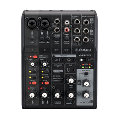 Yamaha AG06MK2 6-Channel Live Streaming Loopback Audio USB Mixer Black - Like New