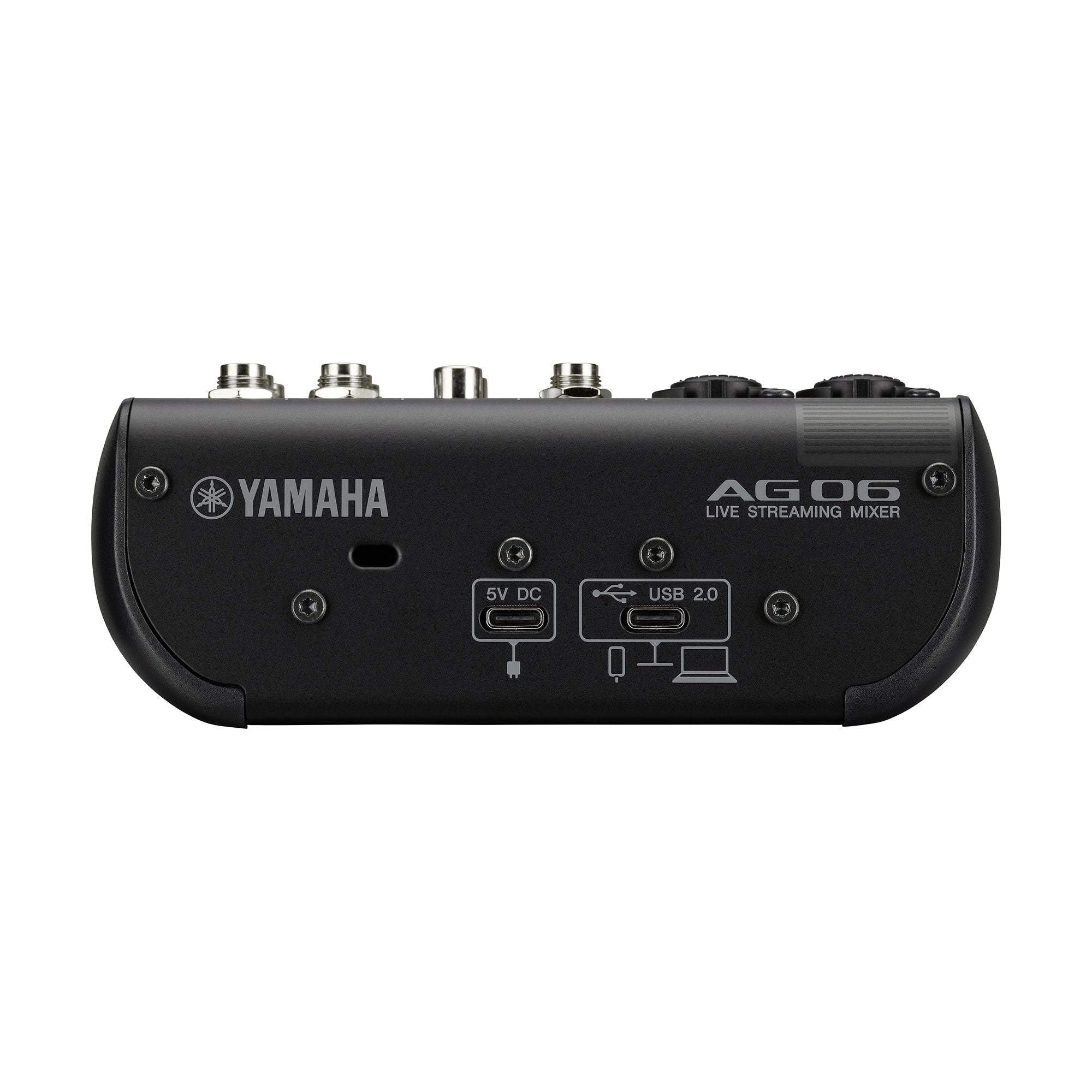 Yamaha AG06MK2 6-Channel Live Streaming Loopback Audio USB Mixer Black - Like New