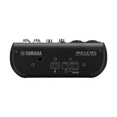 Yamaha AG06MK2 6-Channel Live Streaming Loopback Audio USB Mixer Black - Like New