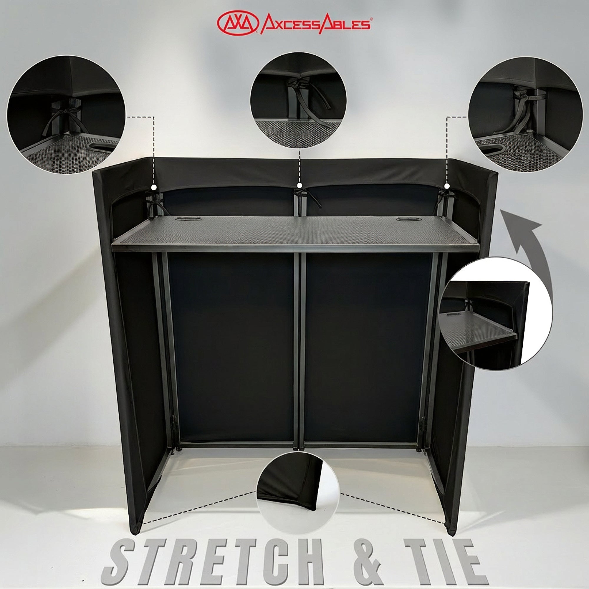 ES-01X DJ Facade Booth Replacement Scrims