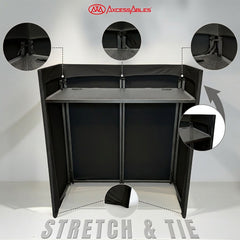 ES-01X DJ Facade Booth Replacement Scrims