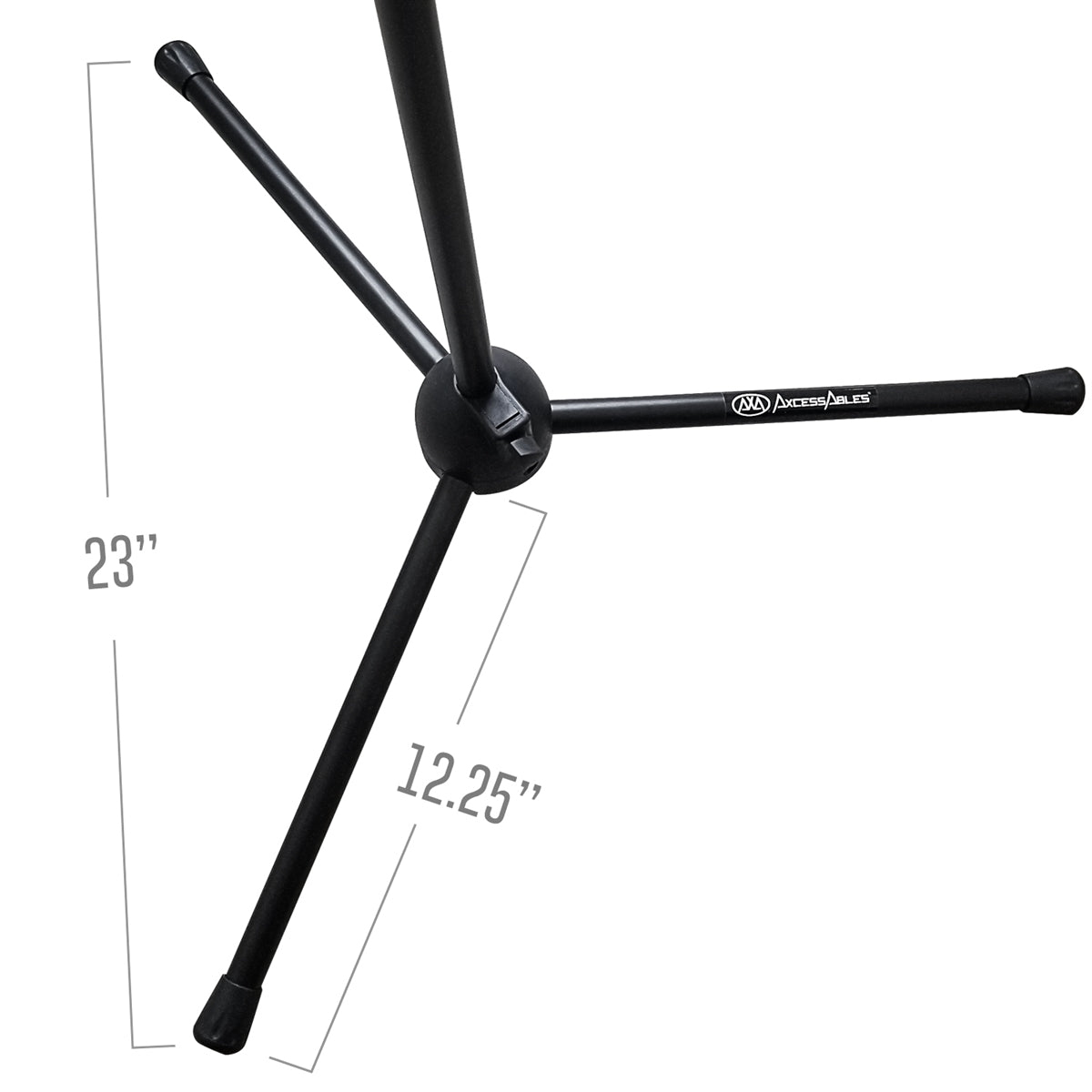 Heavy-Duty Tripod  Microphone Stand with Telescoping Boom