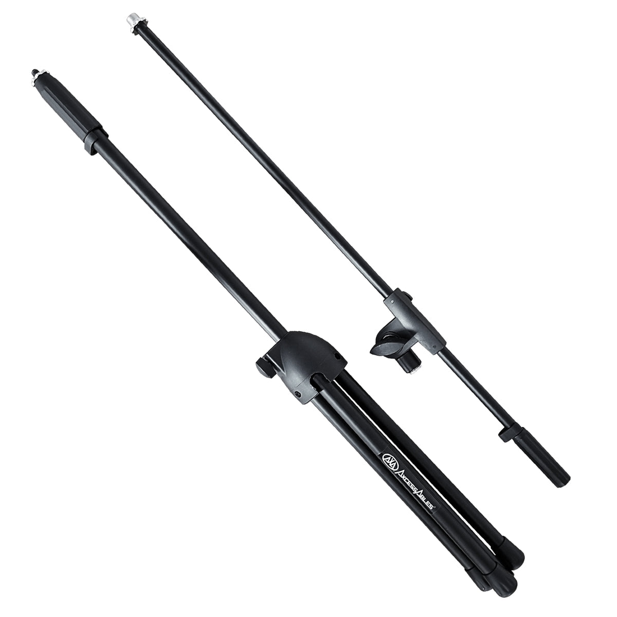 Heavy-Duty Tripod  Microphone Stand with Telescoping Boom